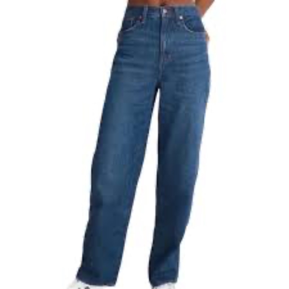 Madewell Baggy Straight Jeans